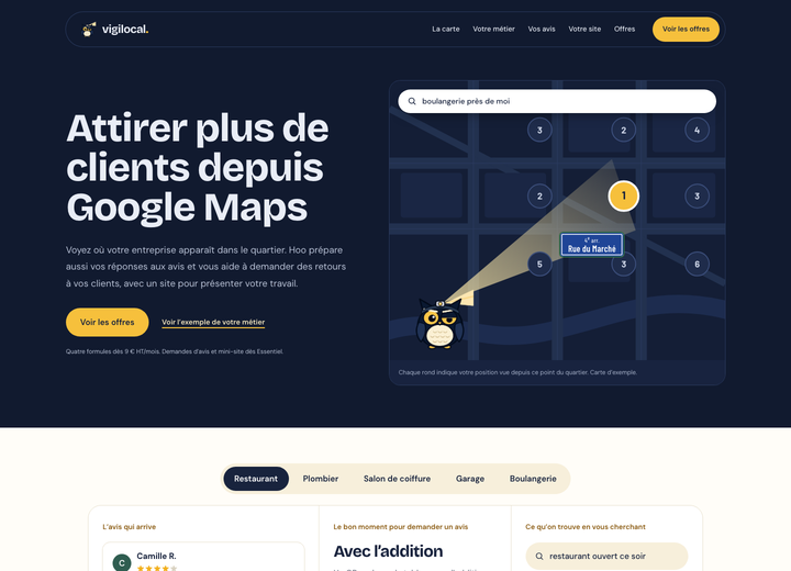Aperçu de La vigie complète