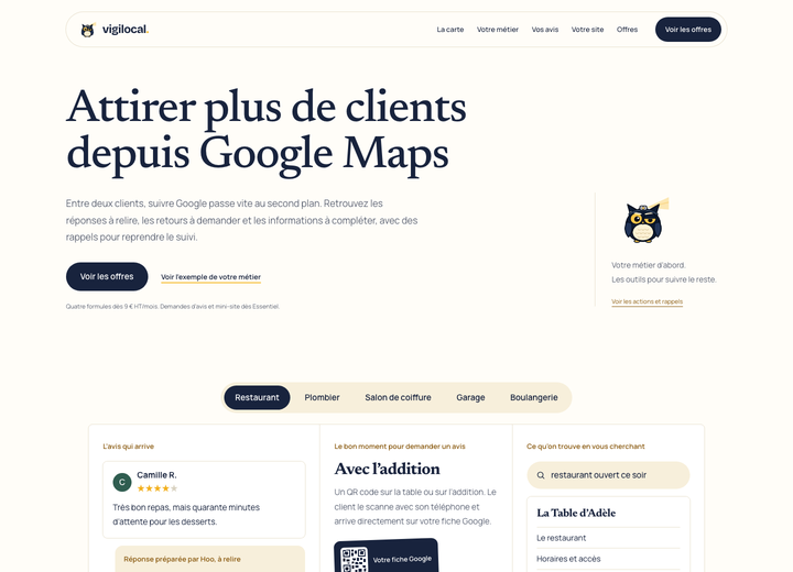 Aperçu de Le journal de votre activité